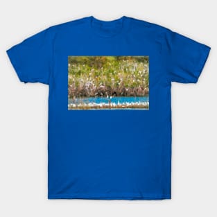 A Colorful Abstraction of Cattle Egret T-Shirt
